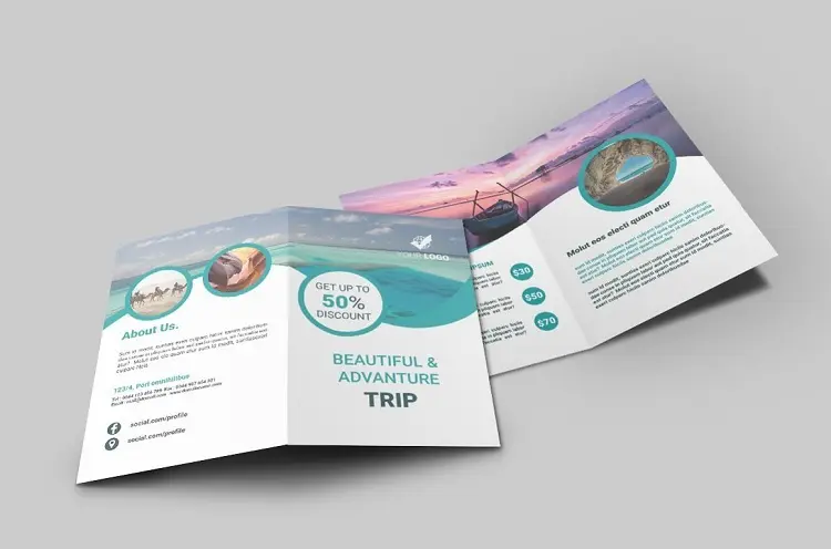Mẫu thiết kế brochure du lịch - 9