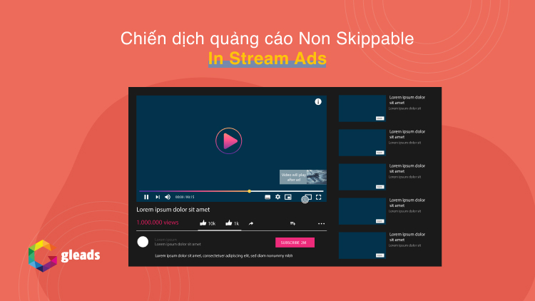 Chiến dịch quảng cáo Non Skippable In Stream Ads