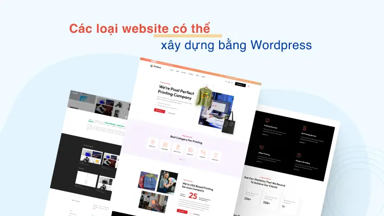 Các loại Website có thể xây dựng bằng WordPress