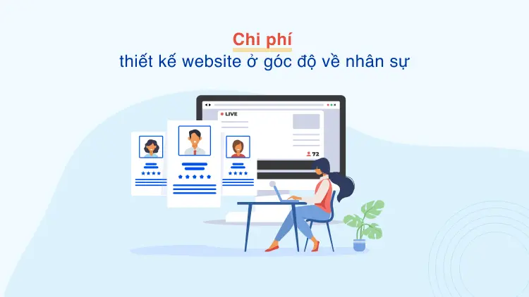 Chi phí thiết kế website ở góc độ về nhân sự