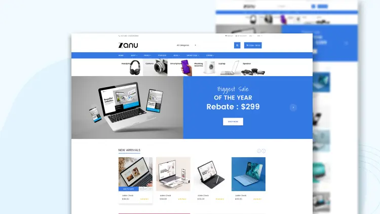 Các mẫu thiết kế website bán máy tính 1