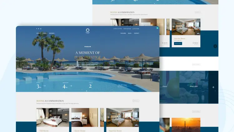 Một số mẫu thiết kế website khách sạn & Resort nổi bật nhất 2