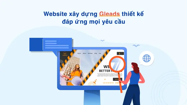 Website xây dựng Gleads thiết kế đáp ứng mọi yêu cầu