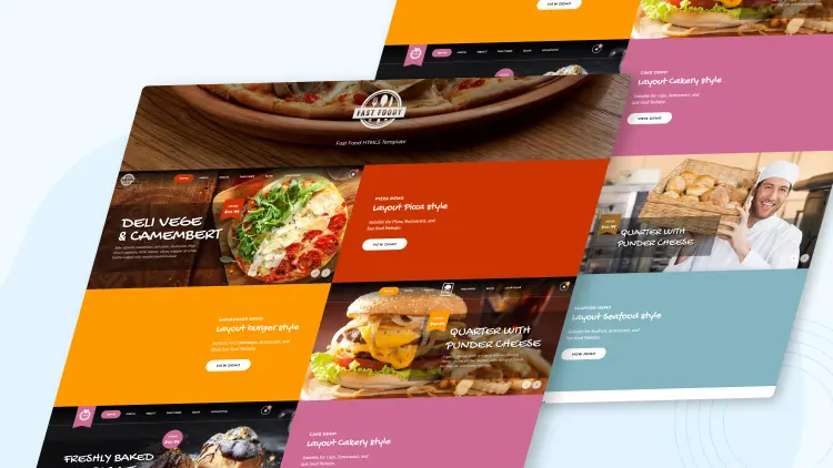 Các mẫu giao diện website nhà hàng nổi bật 3