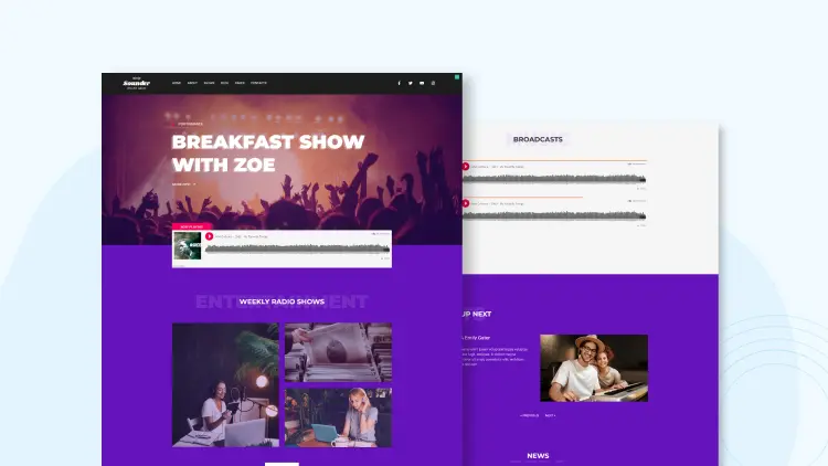 Một số thiết kế web giải trí chuyên nghiệp 1
