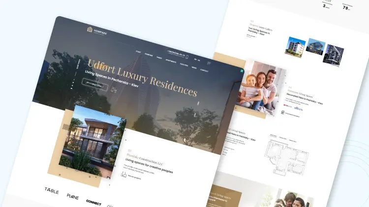 Các mẫu thiết kế website bất động sản 3