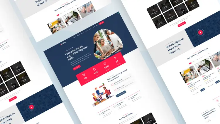 Các mẫu thiết kế web giáo dục nổi bật 3