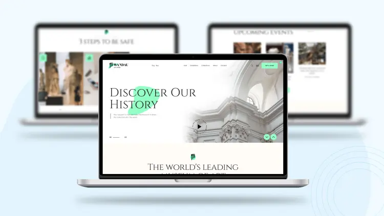 Một số thiết kế website mỹ thuật nghệ thuật nổi bật tại Gleads 3