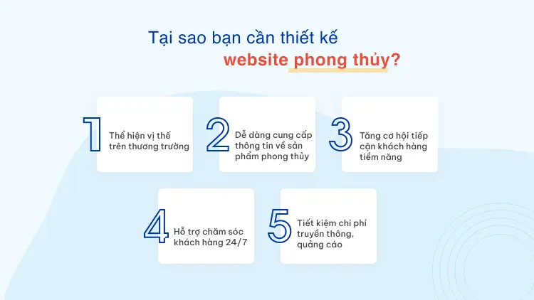 Tại sao bạn cần thiết kế website phong thủy?