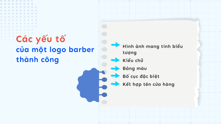 Các yếu tố của một logo barber thành công