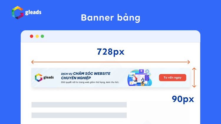 kích thước banner web