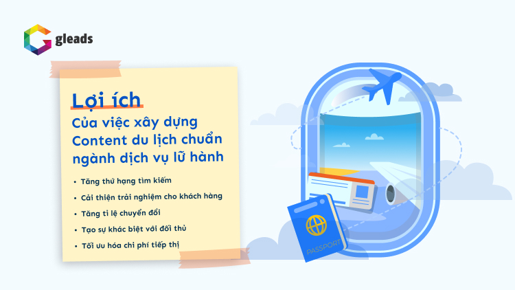 lợi ích tạo content quảng cáo du lịch