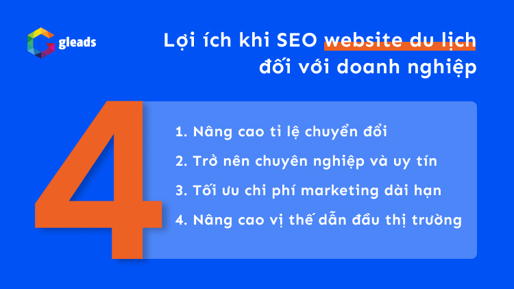 lợi ích khi seo website du lịch