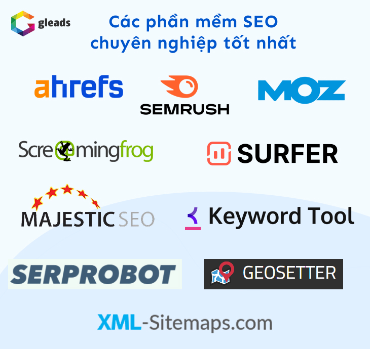 Các phần mềm SEO chuyên nghiệp tốt nhất