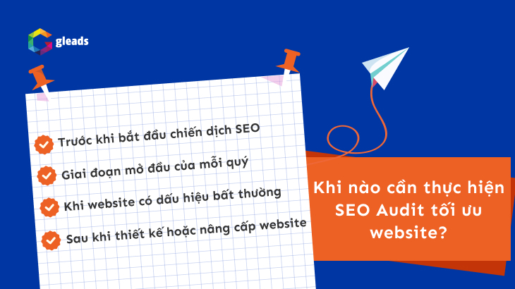 Khi nào cần thực hiện Website Audit