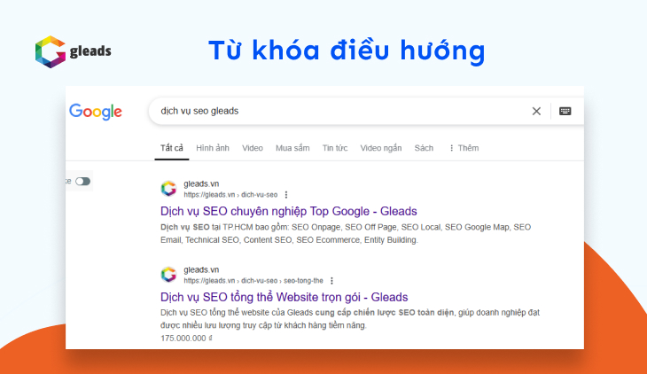 Từ khóa điều hướng