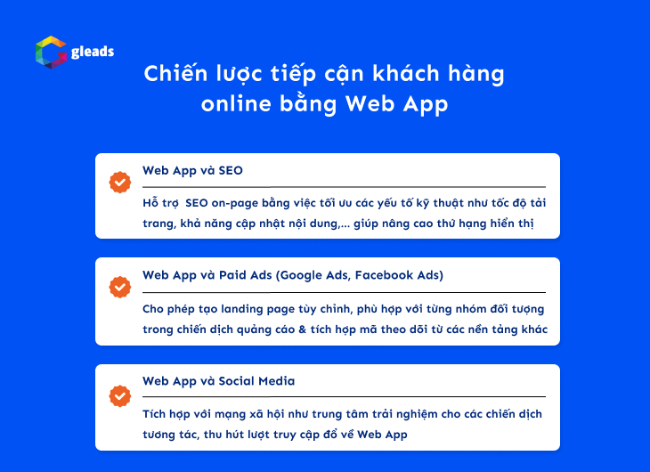 Chiến lược tiếp cận khách hàng online bằng App Web