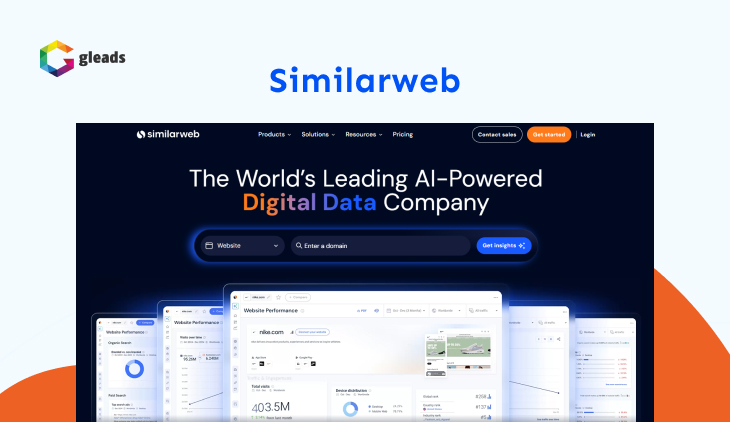 Similarweb thống kê nguồn traffic đến website.