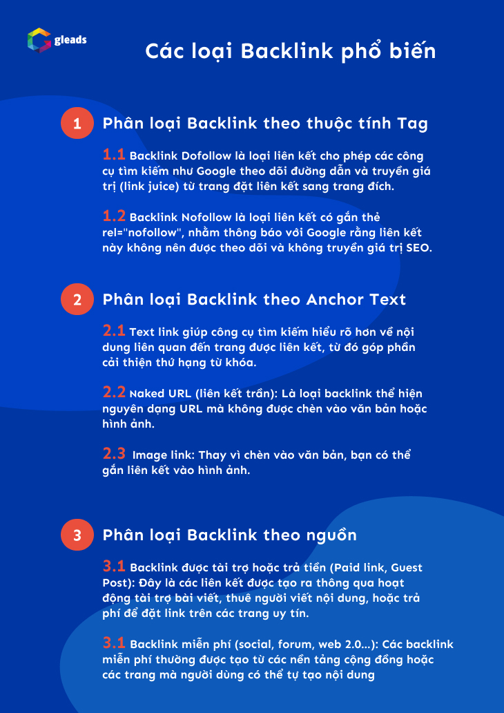 Các loại backlink phổ biến