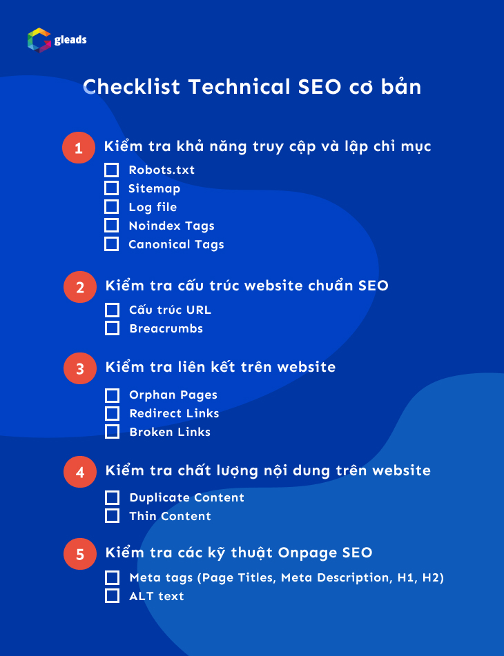 Checklist Technical SEO cơ bản