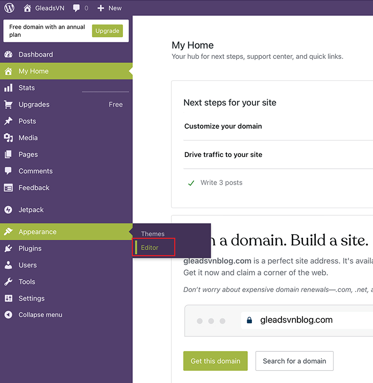 Chỉnh sửa giao diện WordPress bằng Full Site Editor (FSE)