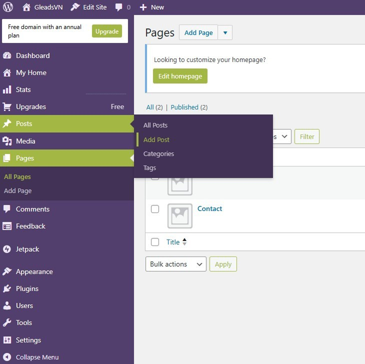 Chỉnh sửa giao diện WordPress bằng Block Editor (Gutenberg)