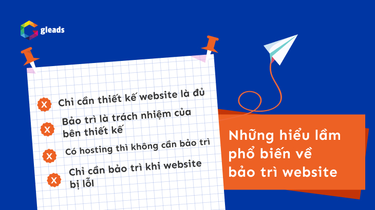 Những hiểu lầm khi bảo trì trang web