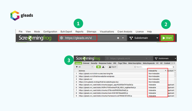 Các bước check Noindex Tags